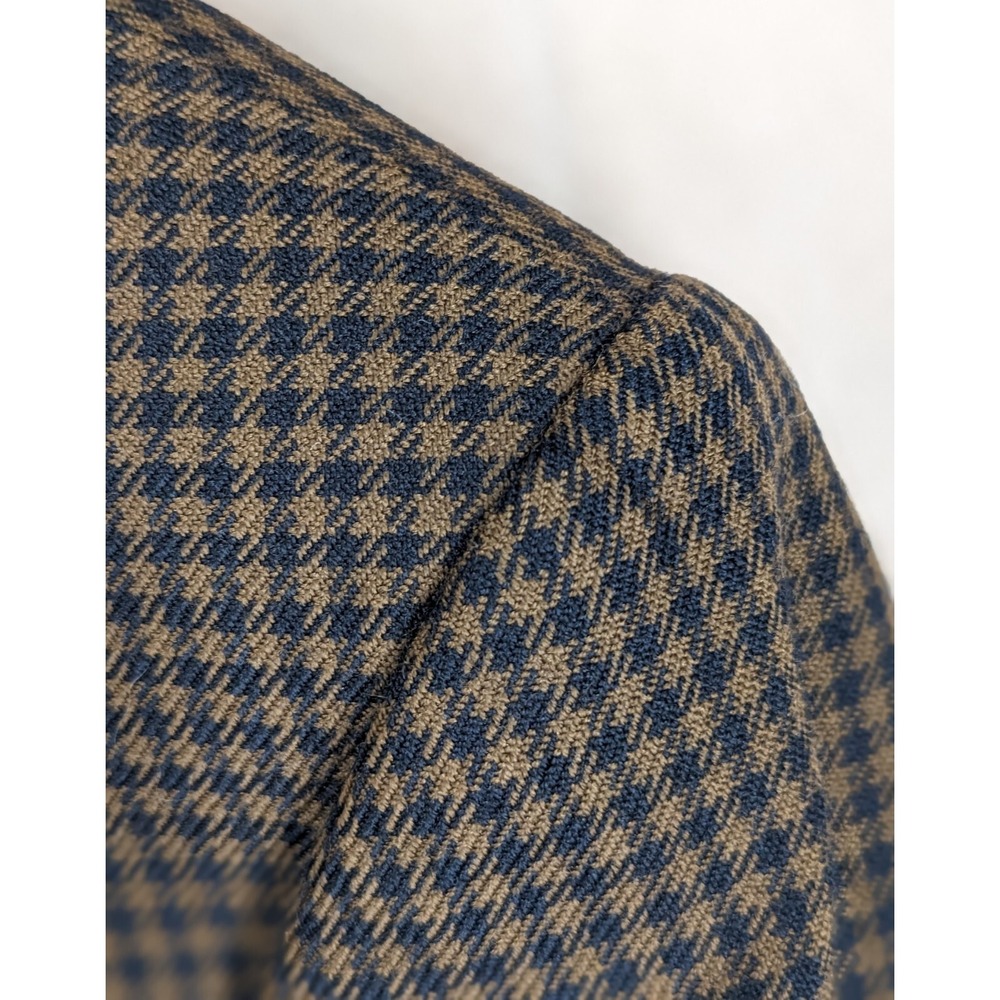 VTG Bachrach 42L Mens Sport Coat Jacket 46" Chest Made In USA - Picture 5 of 12